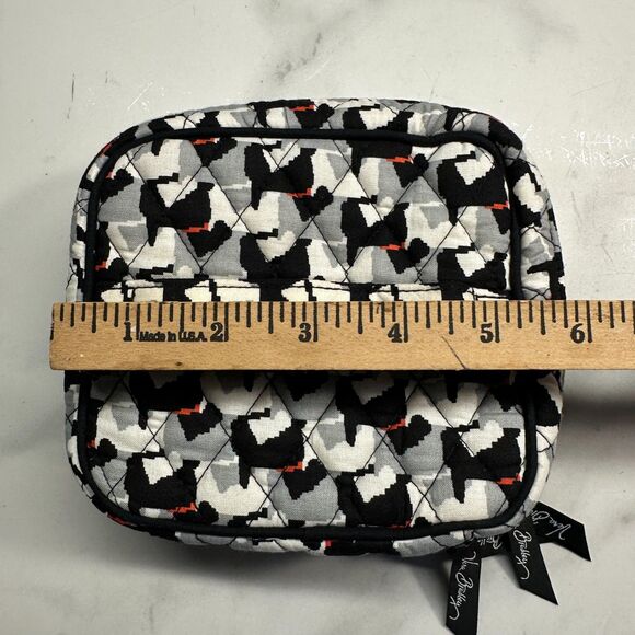 Vera Bradley Scottie Dog Travel Jewelry Organizer, Quilted, Multipockets, NWOT - Picture 12 of 13